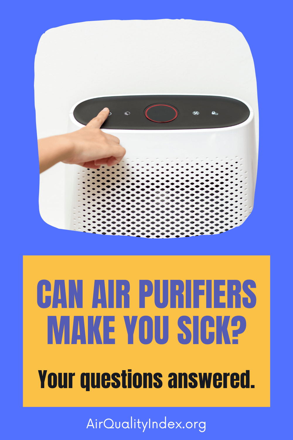 can air purifiers make you sick