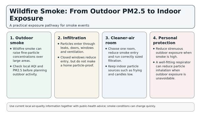Wildfire Smoke and Air Quality: PM2.5, Health Risks and How to Protect Yourself